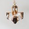 Pendant Lamp in Murano Glass and Brass by Venini for Bakalowits & Söhne, 1980s 7