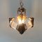 Lámpara colgante de cristal de Murano y latón de Venini para Bakalowits & Söhne, años 80, Imagen 8