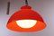 Hanging Lamp in Orange by Achille & Pier Giacomo for Kartell, 1959 3