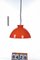 Hanging Lamp in Orange by Achille & Pier Giacomo for Kartell, 1959, Image 11