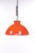 Hanging Lamp in Orange by Achille & Pier Giacomo for Kartell, 1959, Image 4