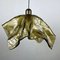 Italian Amber Pendant Lamp in Murano Glass from AV Mazzega, 1950s 1