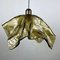 Italian Amber Pendant Lamp in Murano Glass from AV Mazzega, 1950s, Image 1