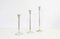 Candle Holders in Silver Metal, 1950, Set of 3, Image 1