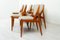 Danish Modern Ella Esszimmerstühle aus Teak von Arne Vodder, 1960er, 6er Set 6