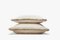Beige with Beige Fringes Happy Linen Pillow by LO DECOR for Lorenza Briola, Image 2