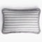 Grey with Grey Fringes Happy Linen Pillow by LO DECOR for Lorenza Briola 4