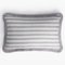 Grey with Grey Fringes Happy Linen Pillow by LO DECOR for Lorenza Briola, Image 4