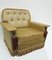 Empire Revival Lounge Chair in Golden Leatherette, 1960s 11