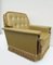 Empire Revival Lounge Chair in Golden Leatherette, 1960s 5