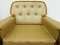 Empire Revival Lounge Chair in Golden Leatherette, 1960s 2