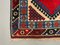 Very Long Turkish Runner Rug in Red, Beige & Blue 5