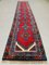 Very Long Turkish Runner Rug in Red, Beige & Blue 3