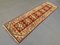 Turkish Milas Runner Rug in Terracotta Red, Green & Beige 2