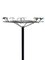 Polished Steel and Black Lacquer Coat Rack by Velca Legnano, 1960s, Image 2