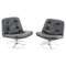 Leather Lounge Chairs from Peem, Finland, 1970s, Set of 2 1
