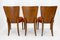 Art Deco H-214 Dining Chairs by Jindrich Halabala for UP Závody, Set of 3, Image 5