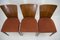 Art Deco H-214 Dining Chairs by Jindrich Halabala for UP Závody, Set of 3, Image 4