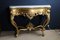 Goldener Louis XV Konsolentisch 11