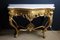 Louis XV Style Golden Console Table 6