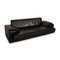 Black Leather 3-Seat Sofa with Electric Function by Willi Schillig 3