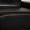 Black Leather 2-Seat Sofa with Electric Function by Willi Schillig 4