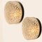 Textured Dots Glass Wall Light by Hillebrand, 1960s 4
