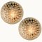 Textured Dots Glass Wall Light by Hillebrand, 1960s, Image 11