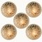 Textured Dots Glass Wall Light by Hillebrand, 1960s, Image 2