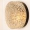 Textured Dots Glass Wall Light by Hillebrand, 1960s 10