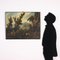 Boscaioli, Paesaggio fluviale con figure, olio su tela, Immagine 2