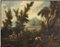 Boscaioli, Paesaggio fluviale con figure, olio su tela, Immagine 1