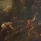 Boscaioli, Paesaggio fluviale con figure, olio su tela, Immagine 4