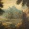 Boscaioli, River Landscape with Figures, Oil on Canvas, Image 5