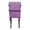 Nesting Coffee Tables in Purple Lacquered Wood, Set of 3, Image 4