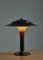 Art Deco Torch Table Lamp in Brass and Glass by Fog & Mørup, Denmark, 1930s, Image 4