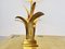 Mid-Century Brass Leaf Table Lamp by Maison Charles, 1970s 4