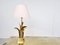 Mid-Century Brass Leaf Table Lamp by Maison Charles, 1970s 2