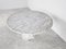 Vintage Round White Marble Dining Table, 1970s, Image 8