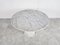 Vintage Round White Marble Dining Table, 1970s, Image 7