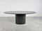 Vintage Oval Black Marble Dining Table, 1970s, Image 3
