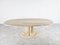 Vintage Travertine Dining Table in the Style of Carlo Scarpa, 1970s 4