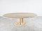 Vintage Travertine Dining Table in the Style of Carlo Scarpa, 1970s, Image 4