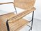 Mid-Century Wicker Dining Chairs, 1960s, Set of 4, Image 7