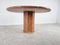Large Vintage Round Red Marble Dining Table, 1970s 3