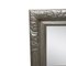 Neoclassical Regency Hand-Carved and Silver Foiled Wooden Mirror, 1970, Image 4