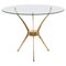 Mid-Century Bronze and Glass Dining Table by Carlo De Carli, Italy, 1950, Image 1