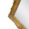 Espejo neoclásico rectangular de madera dorada tallada a mano, 1970, Imagen 4