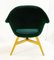 Mid-Century Green Fabric Armchairs by Miroslav Navratil, Czech Republic, Set of 2 6