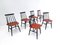 Fanett Dining Chairs by Ilmari Tapiovaara for Edsby Verken, 1960s, Set of 6, Image 2